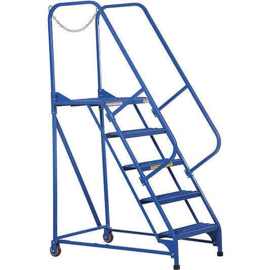 Vestil LAD-MM-5-G 80 H Steel Maintenance Ladder - 5 Step Grip-Strut, 5 Steps