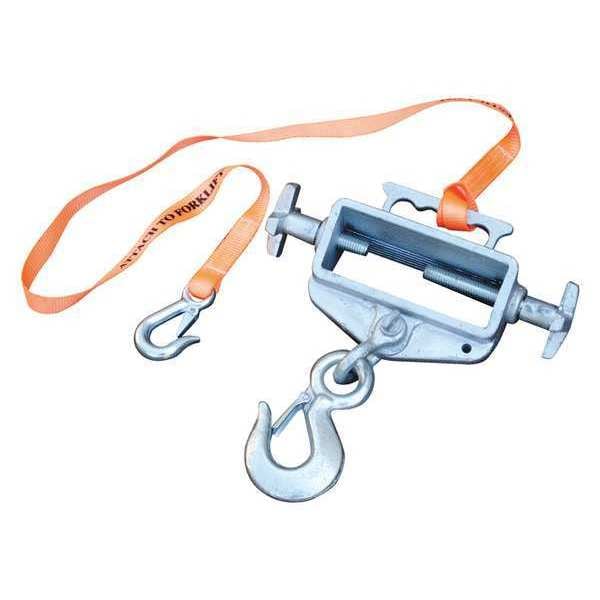 Vestil S-FORK-4/6-RL Hoist Hook Single W/Rigid Hook & Latch