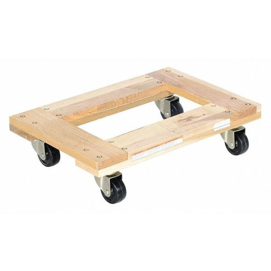 Vestil HDOF-1624-9 Hardwood Dolly - Open Deck