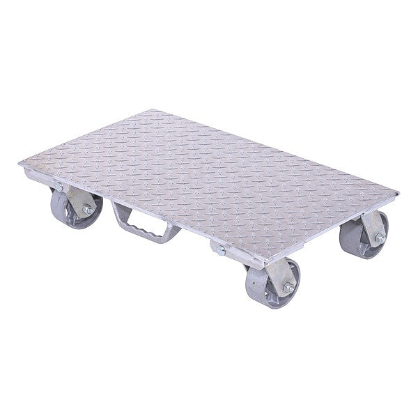 Vestil PDA-1627-C-S-H Aluminum Plate Dolly With Steel Wheels