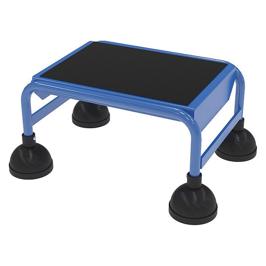 Vestil LAD-1-B 9.5 H Steel Commercial Spring Loaded Rolling Ladder, 1 Steps