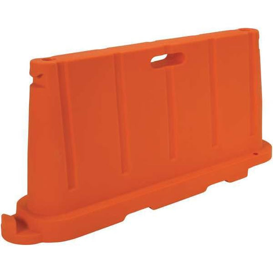 Vestil BCD-7636-OR Stackable Poly Barricade, Virgin Polyethylene with UV Stabilizer, 36 Height, 76.5 Length, 37