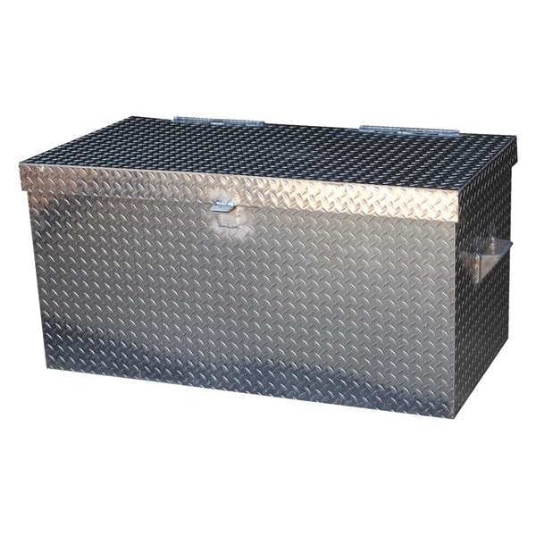 Vestil APTS-3660-F Portable Tool Box, Aluminum, 61" W x 26" D x 40" H, Added Fork Pockets