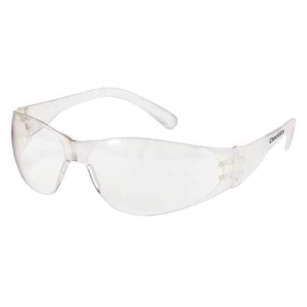 MCR SAFETY CL010 Checklite Safety Glassesuncoated Clear Lens