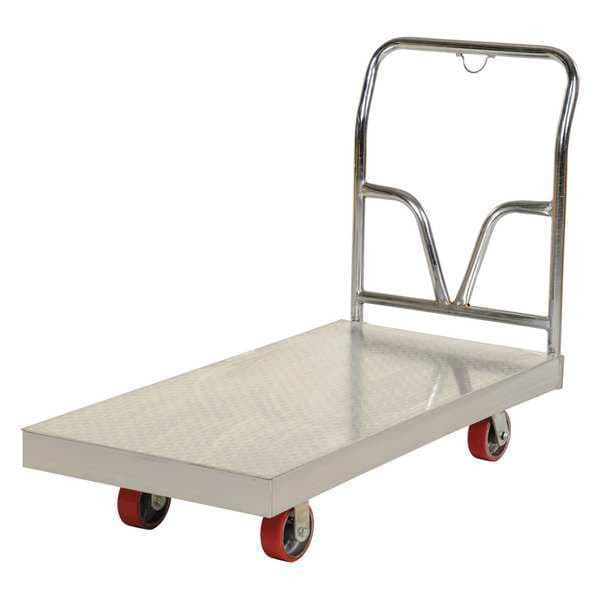 Vestil ASD-2448 Silver Aluminum Sheet Deck Platform Truck 24 x 48
