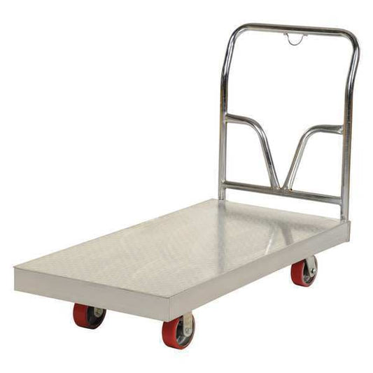 Vestil ASD-2448 Silver Aluminum Sheet Deck Platform Truck 24 x 48