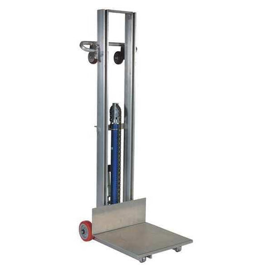 Vestil ALLH-2020-FW Aluminum Lite Load Lift Foot Pump, 20x20