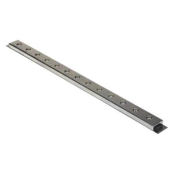 Vestil BALL-S40 Chrome Ball Transfer Strip 40 x 2-3/4"