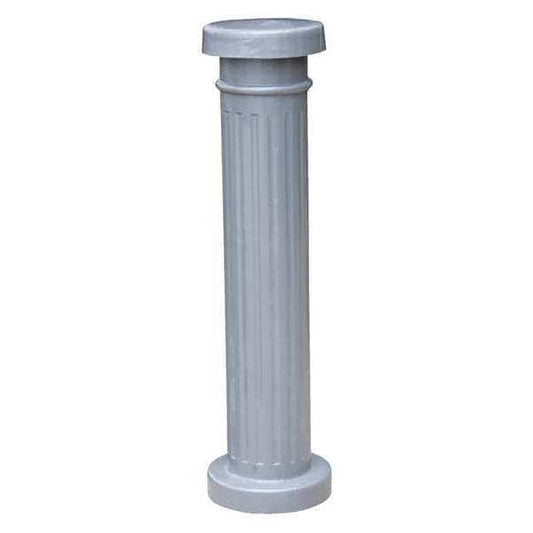 Vestil BOL-ALUM Decorative Aluminum Bollard, 43.5 x 12"