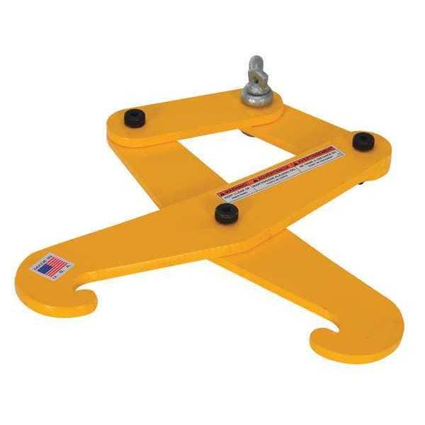 Vestil BT-20 Beam Tongs, 1 Ton, 6"Max Beam Width