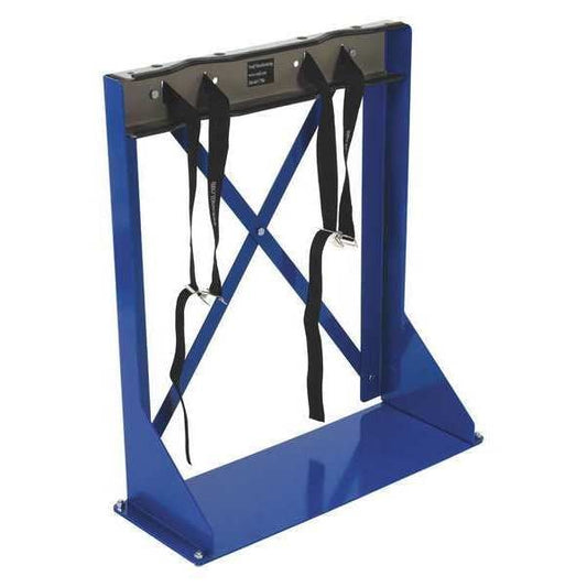 Vestil CB-S-2S Blue/Gray Cylinder Bracket Stand 350 lb Capacity 2 Cylinders