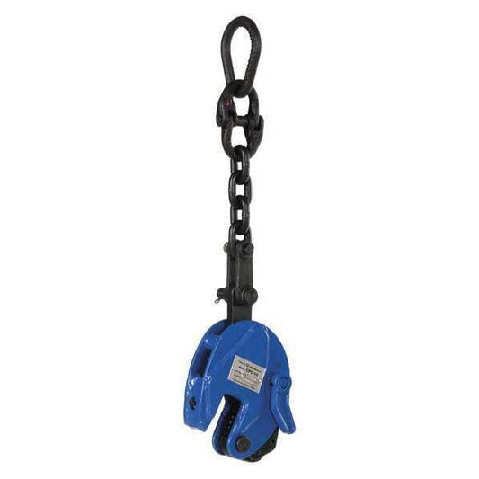 Vestil CPC-10 Vertical Plate Clamp With Chain, 1000 lb.
