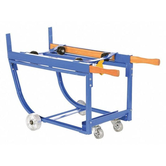 Vestil RDC-1000-5SS Revolving Drum Cart, Steel Wheels, 1K