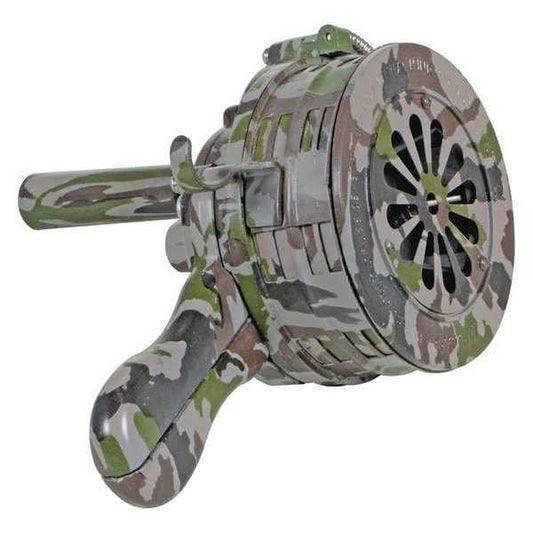Vestil SIREN-100-C Siren, Hand Crank, Metal, Camo