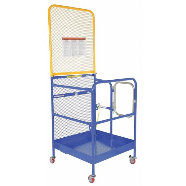 Vestil WP-3636-CA-84B Work Platform, 84" Back Casters, 36x38"