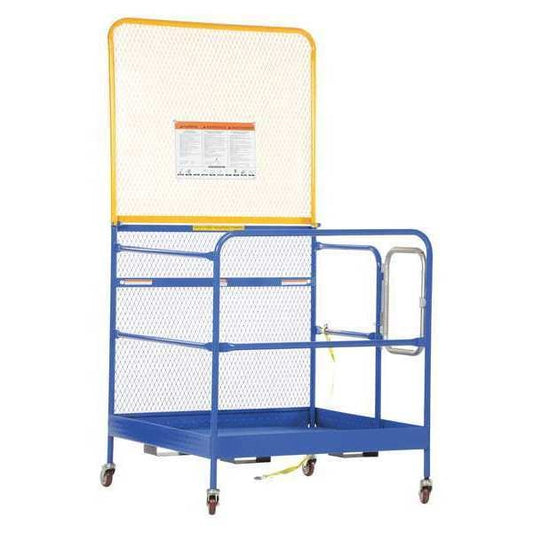 Vestil WP-4848-CA-84B Steel Work Platform, 84" Back Casters, 1K