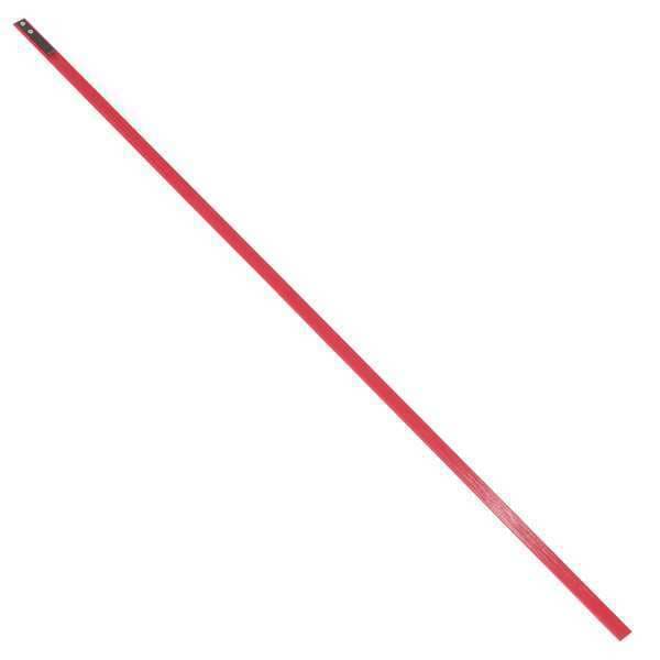 Vestil WAND-3 Red Fiberglass Pallet Wand 1 x 52 3/4 Thickness 1/8, PR