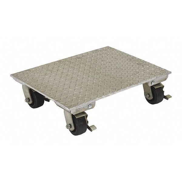 Vestil VPLDO/A-2430-AS Silver Aluminum Plate Dolly 1200 lb Capacity 30 x 24
