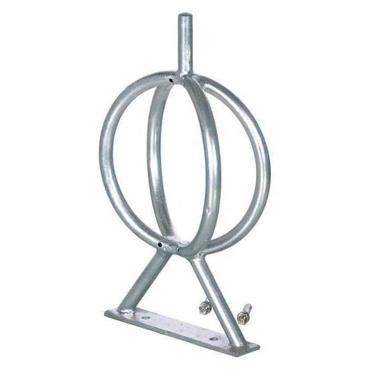 Vestil BR-GL-G Galvanized Bicycle Rack, 5.31 x 12.75 x 22.5"