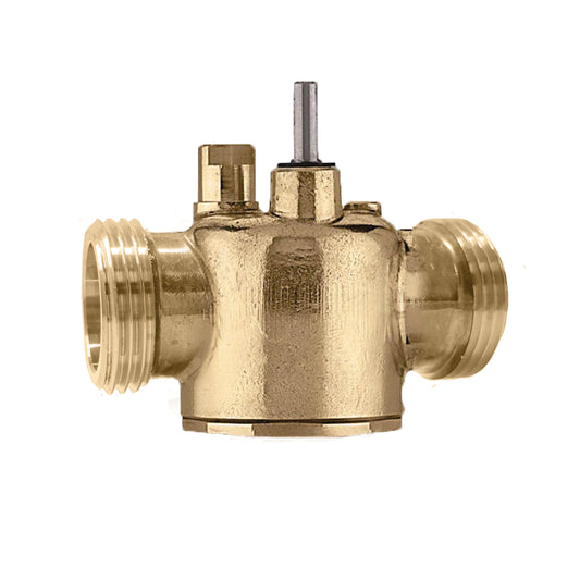 Caleffi Z200683 Z-One™ 2-Way valve body,1" male union,3.5Cv,30 PSI ∆P