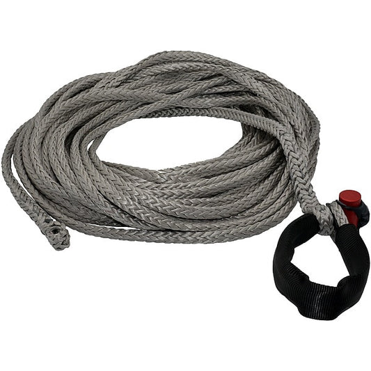 Fusion Tools 20-0375100 3/8" x 100' LockJaw Synthetic Winch Line w/ Integrated Shackle 6,600 lbs WLL