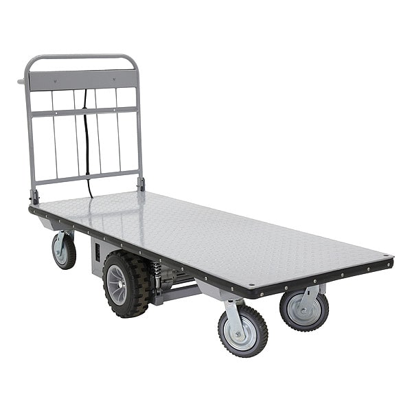 Vestil EMHC-2872-1 Electric Cart, 28" x 72", with No Sides
