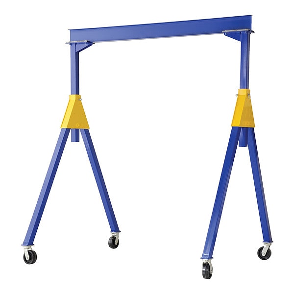 Vestil FHSN-4-10 Fixed Ht. Stl Gantry Crane, 4K, 10 Ft Kd