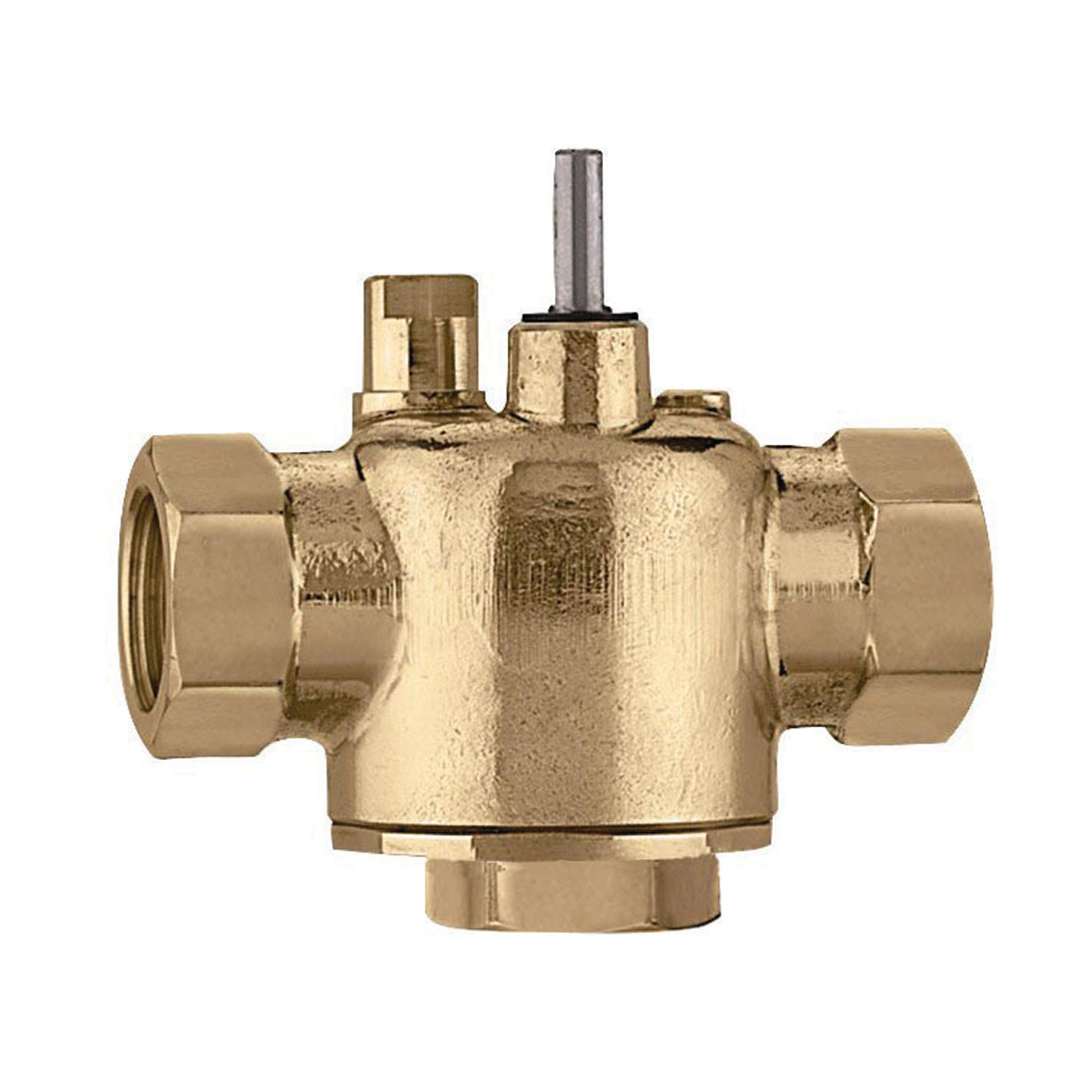 Caleffi Z300637 Z-One™ 3-Way valve body,1",Sweat,7.5Cv,20 PSI ∆P