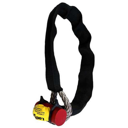 Fusion Tools 17-037510 LockJaw Synthetic Shackle, Lifting Rated, 3.36 Tons WLL, 6" Working Diameter