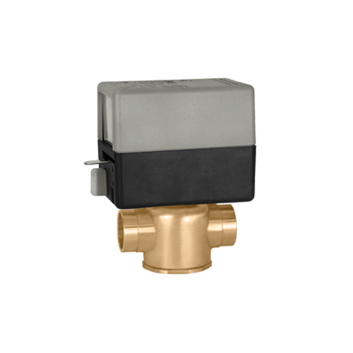 Caleffi Z47 Z-One™ 2-Way valve body,Normally Closed Actuatorw/ Switch,24V,1 1/4",Sweat,7.5Cv,20 PSI ∆P