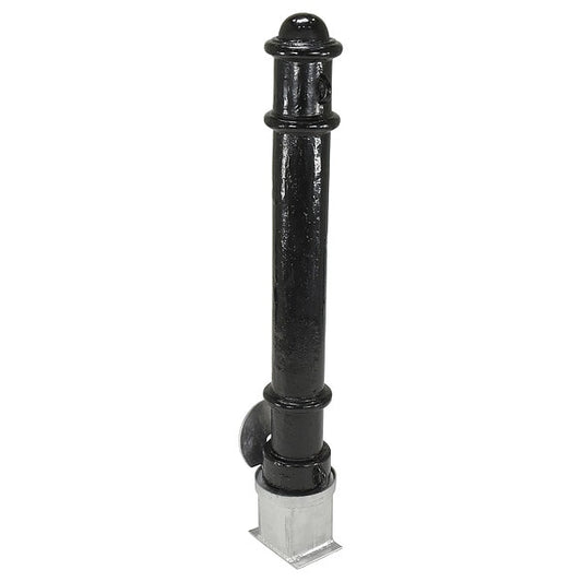 Vestil BOL-OR-40-BK Steel Bollard, Underground Mount
