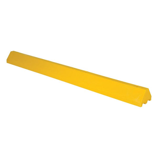 Vestil CS-TB96-Y Truck Stop, Plastic, 7 in Height, 96 in Length, Yellow
