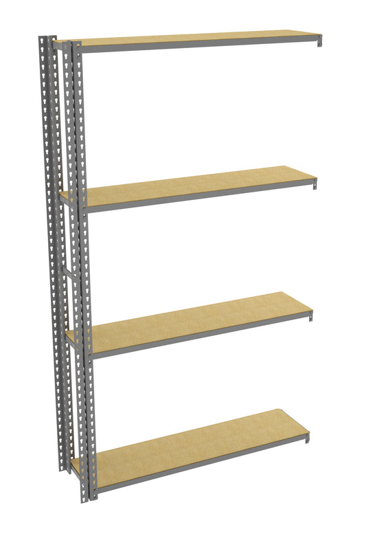 Tennsco ZA7-4812A-4D Z-Line Low Profile Add-On Decking Unit