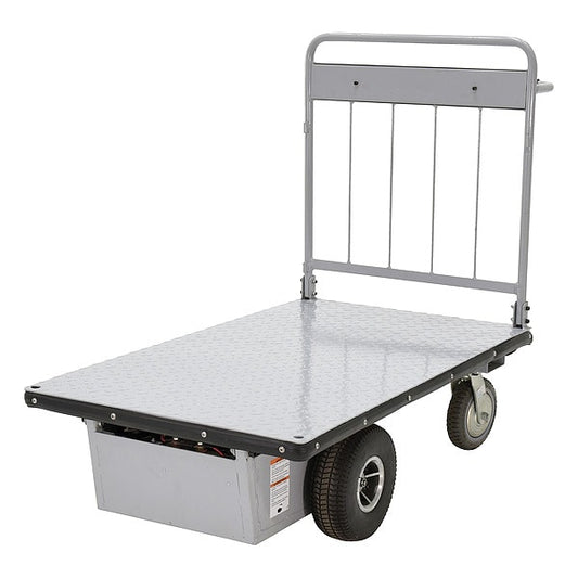 Vestil EMHC-2848-1 Electric Cart, 28" x 48", with No Sides