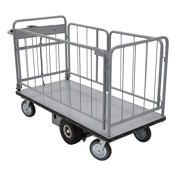 Vestil EMHC-2860-2 Electric Material Handling Cart 1500 lb. Capacity