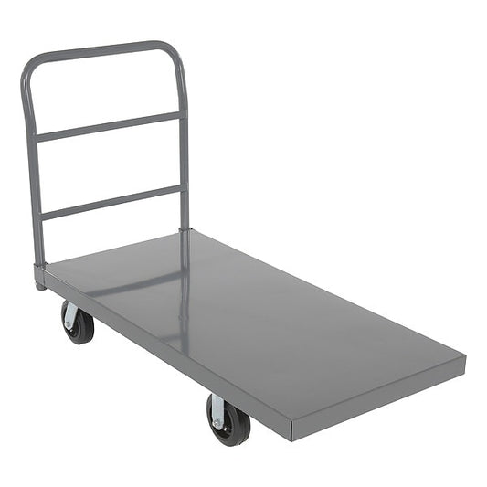 Vestil ECSPT-2448 Steel Platform Truck, Rubber Casters
