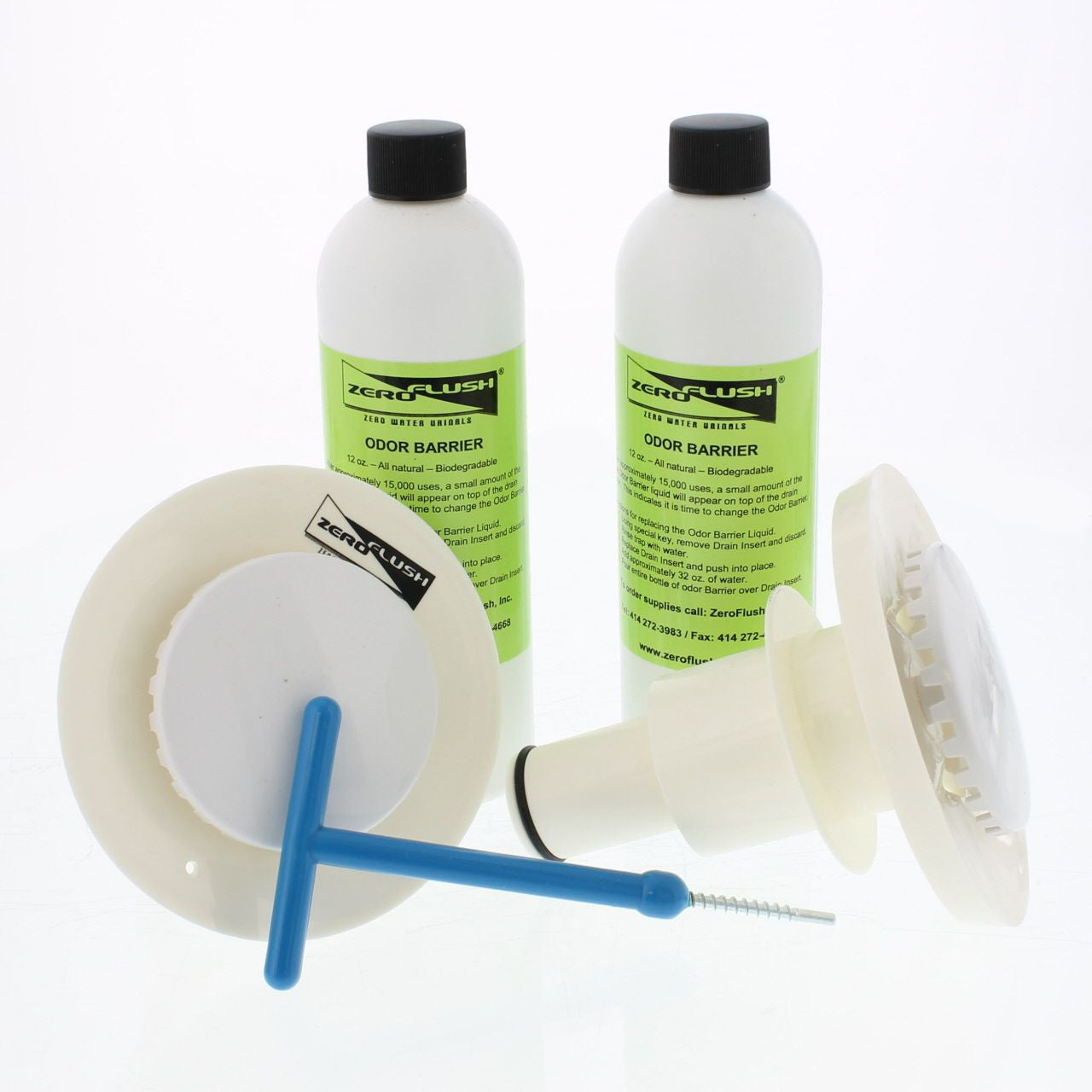SOS Cleanroom SOS ZF-KIT (15 Kits/30 Units) ZeroFlush / American Standard ZF-KIT Replacement Waterless Urinal Service Kit (2-Pack)