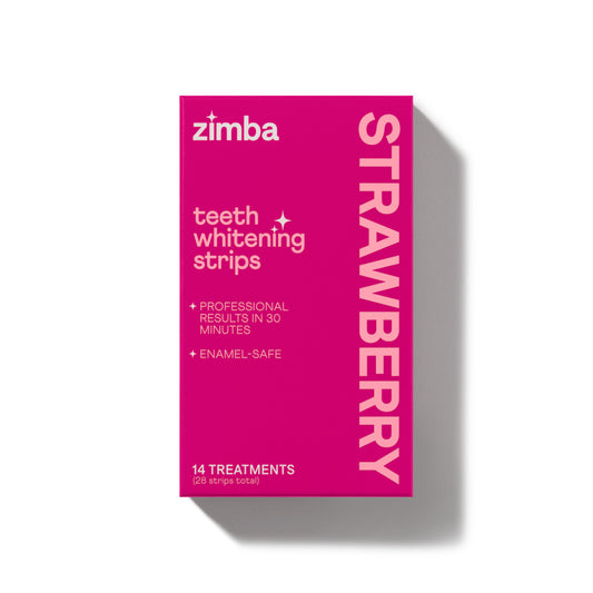 Zimba ZWS14-1001-SB Teeth Whitening Strips - Peach, 28 Strips/Pack