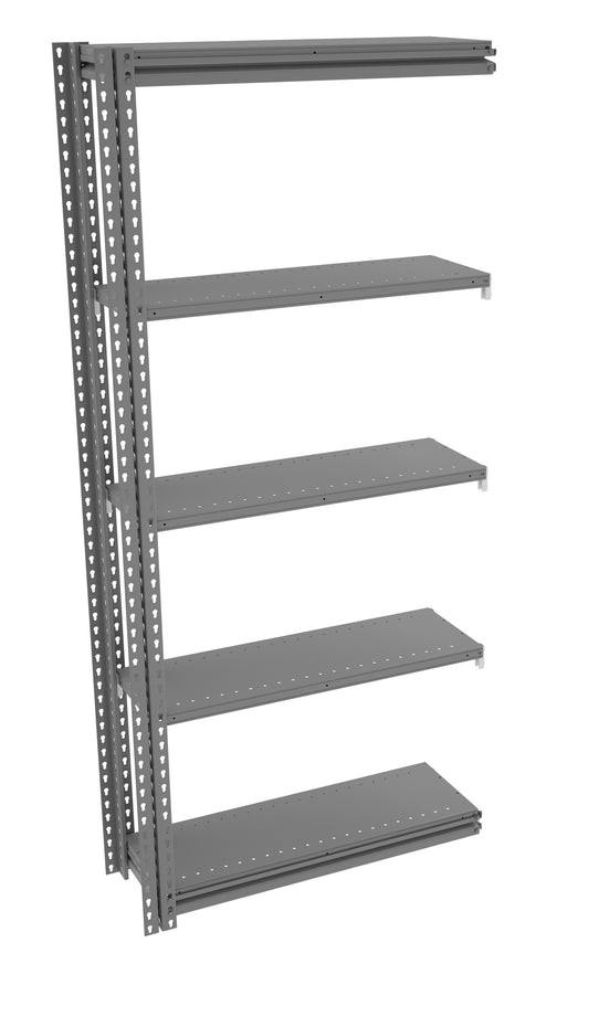 Tennsco ZM7-3612A-5D Z-Line Steel Shelving Add-On Unit
