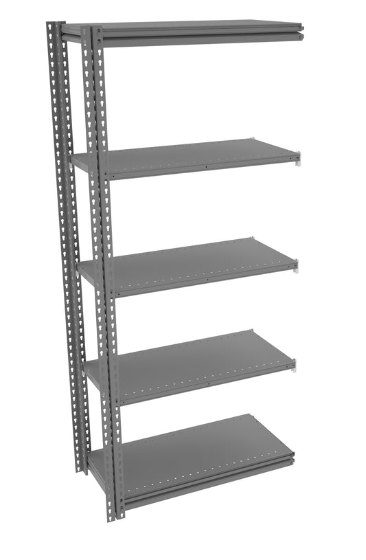Tennsco ZM7-3618A-5D Z-Line Steel Shelving Add-On Unit