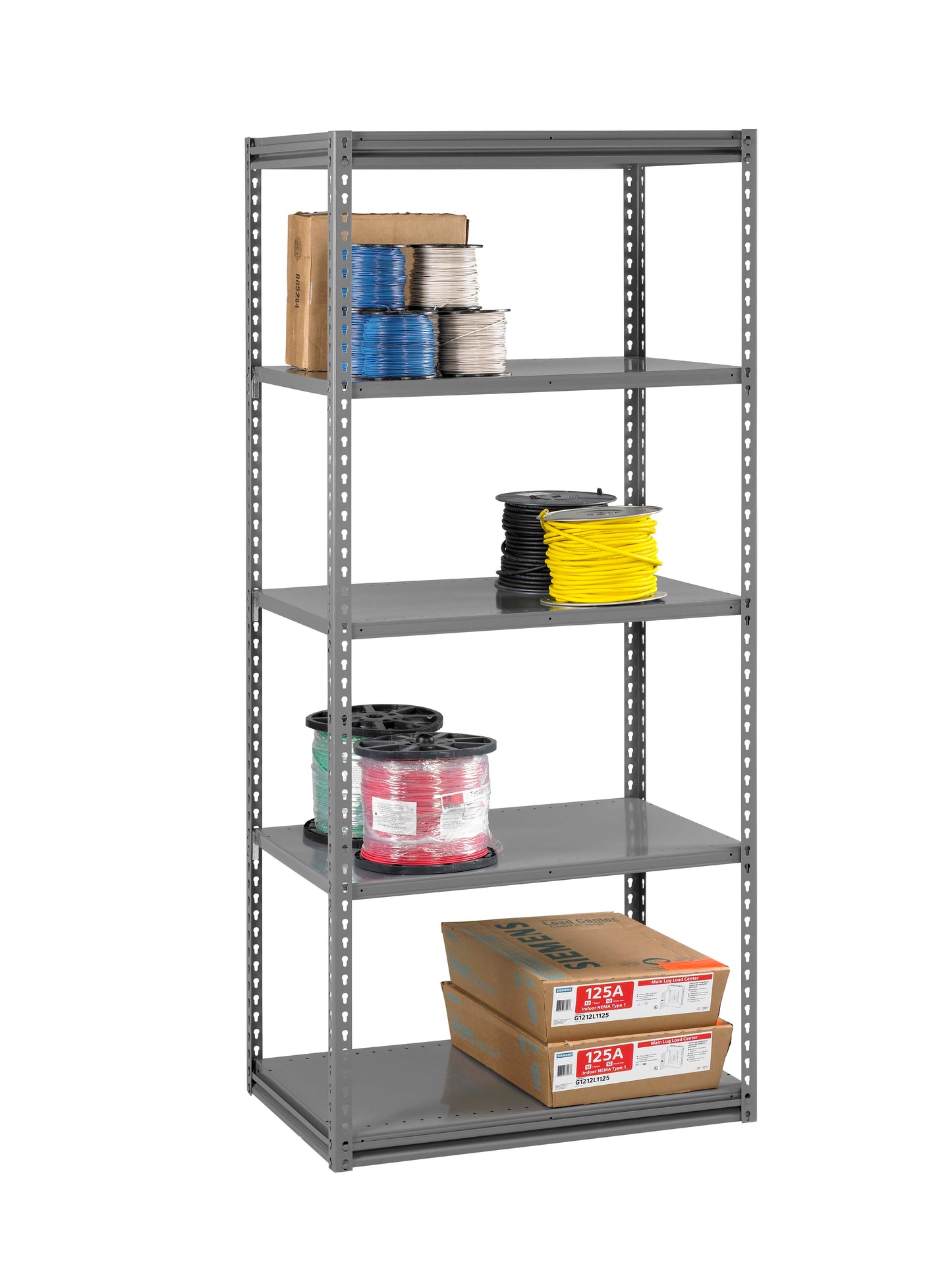 Tennsco ZM7-4224S-5D Z-Line Steel Shelving Starter Unit