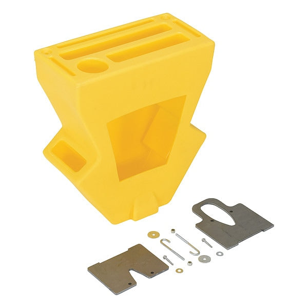 Vestil P-CADDY-CWN Yellow Crown Pallet Truck Caddy 7 3/4 x 16 1/4 x 18 5/8