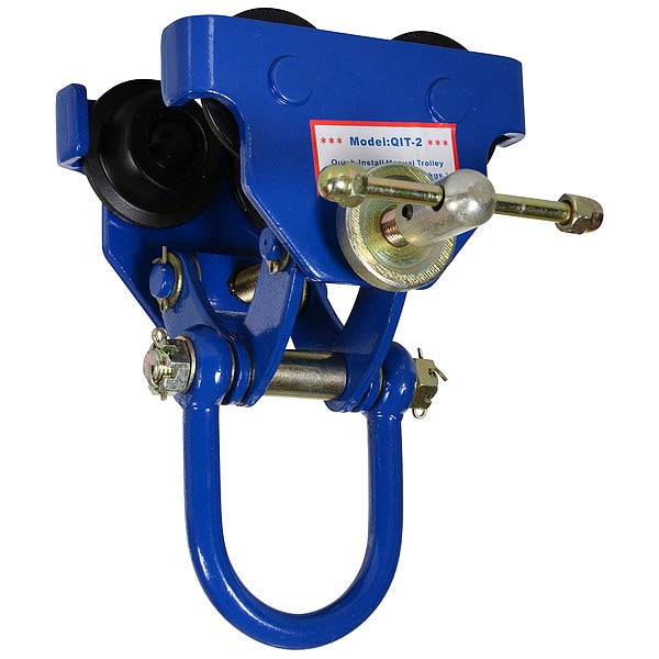 Vestil QIT-2 Manual Trolley, 2000 lb. Capacity