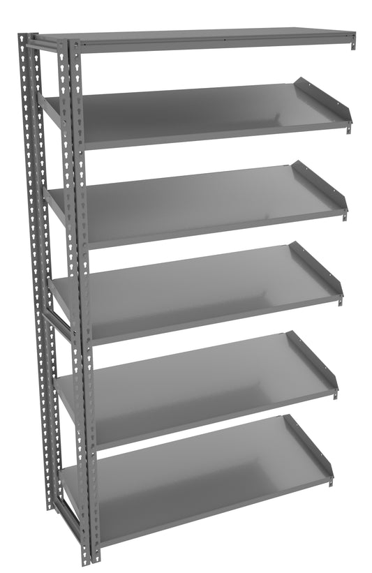 Tennsco ZT7-4818A-5 Z-Line Sloped Shelving Adder Unit - 5 Levels