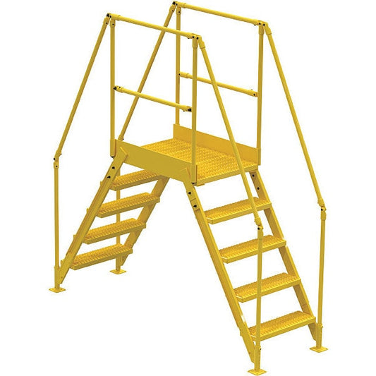 Vestil COL-5-46-23 Cross-Over Ladder, 5 Step, 48 H, 26 W