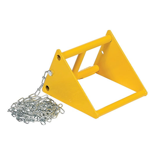 Vestil FAB-10 Fabricated Steel Wheel Chock, 10"