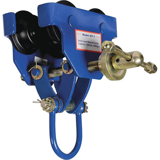 Vestil QIT-1 Manual Trolley, 1000 lb. Capacity