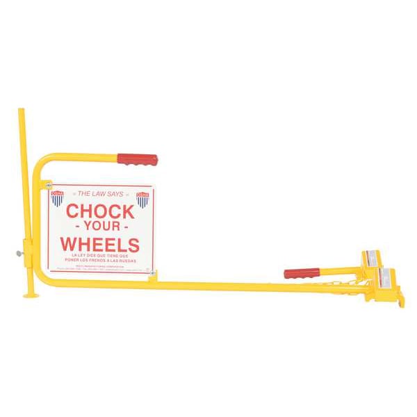 Vestil SRC/FRC Steel Rail Chock w/Flag Rail Chock