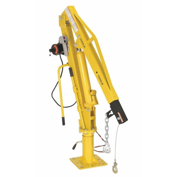 Vestil WTJ-4-DC Winch Operated Truck Jib Crane, Dc