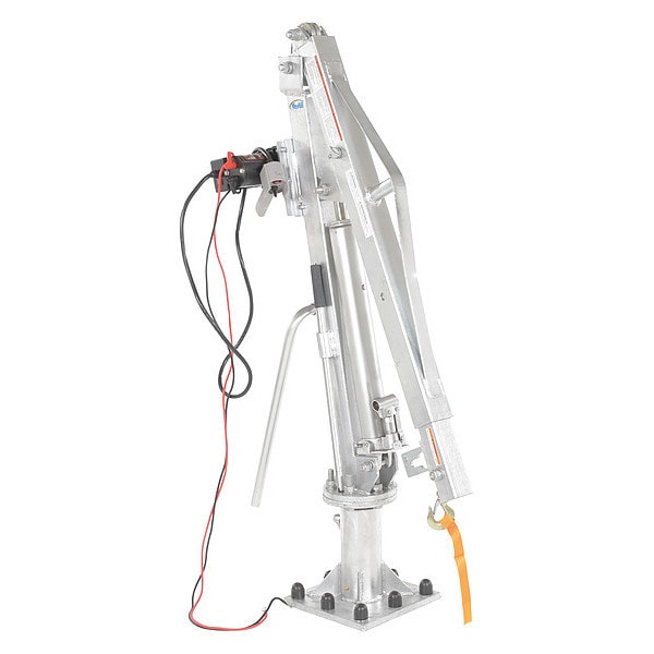 Vestil WTJ-4-G-DC Winch Operated Truck Jib Crane, Galv Dc